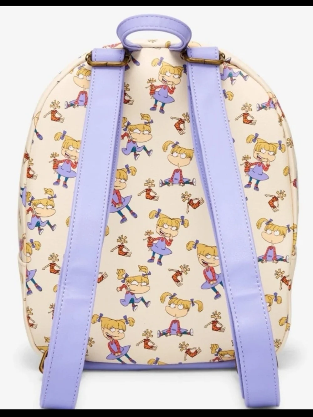 Loungefly Lavender & Cream Rugrats Angelica Mini Backpack